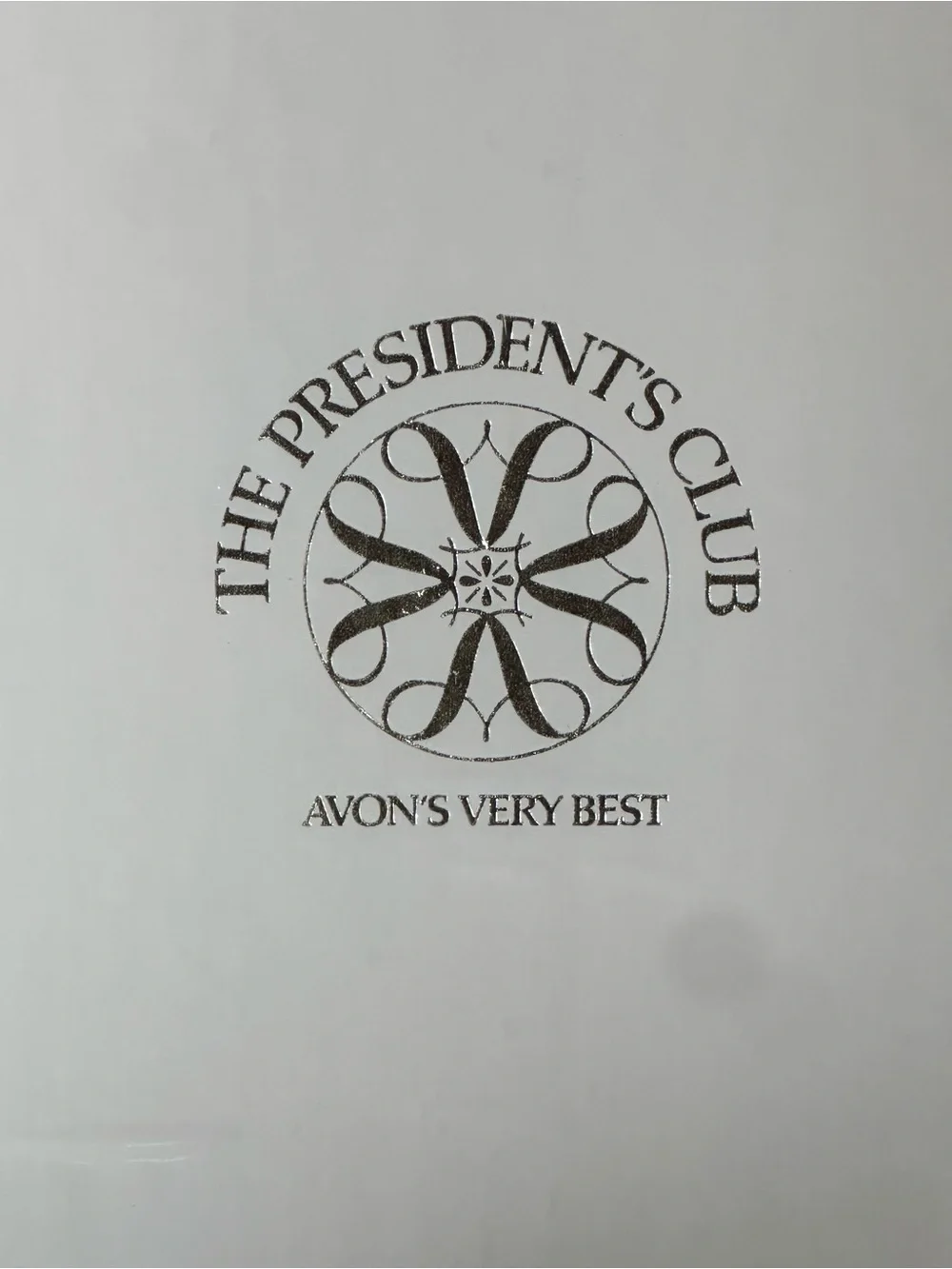 1980 Lenox bowl AVON Presidents Club 24 karat trimmed gold